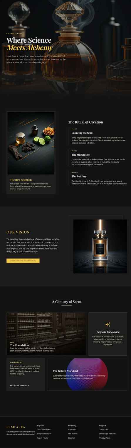 LUXE AURA — مواقع التجارة الالكترونية