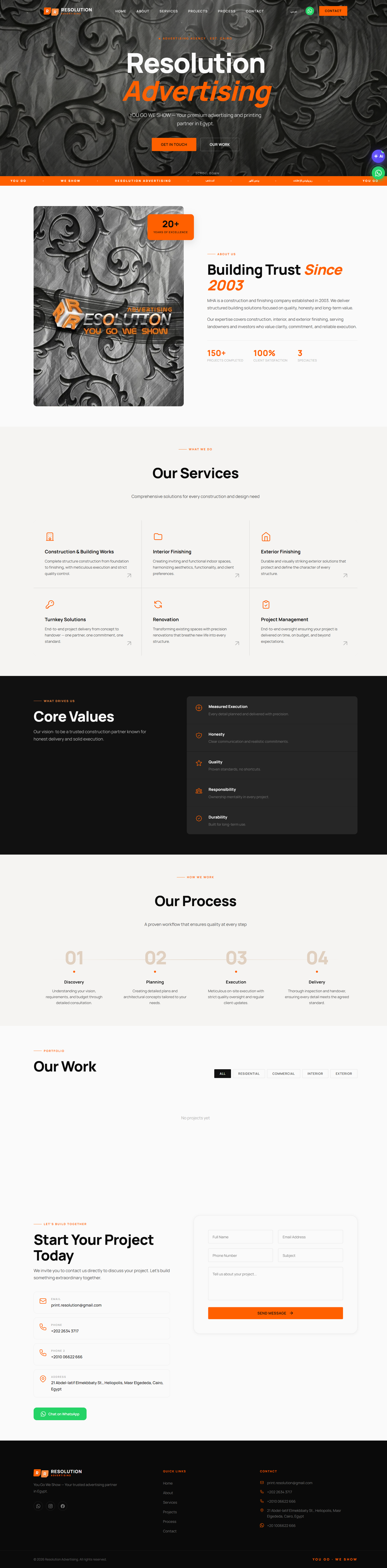 Resolution Co — مواقع الشريكات